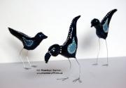Bonnie Birds in blue and white by Alasdair Martin
