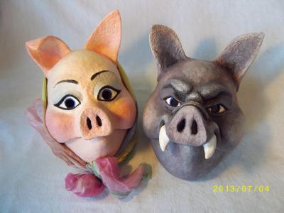 "Mr & Mrs Pig" by Miranda Rook