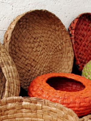 "recycled paper baskets 4" by Guy Lougashi