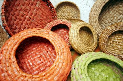 "recyceld paper baskets 3" by Guy Lougashi