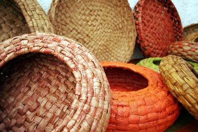 "recycled paper baskets" by Guy Lougashi