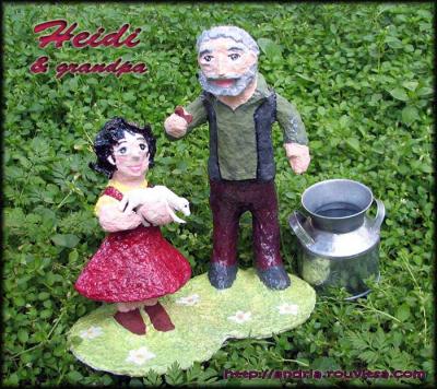 "Heidi and grandpa" by Andria Kehayiadaki