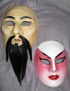 Oriental Gentleman and Chinese Opera Lady by Helen Rich