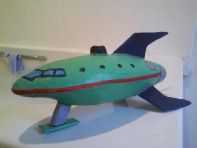 "Planet Express Ship from Futurama" by William Lockhart
