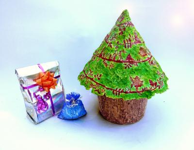 "Christmas Tree Box #2" by Anat Bar Am