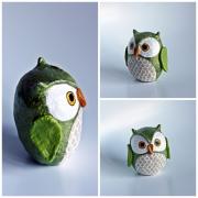 Little Green Owl by Holly St.Denis