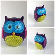 Purple Owl by Holly St.Denis