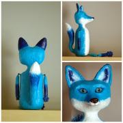 Blue Fox by Holly St.Denis