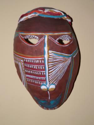 "Mask 2" by Mirta Pastorino