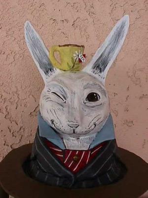 "Rabbit in the Hat (Detail) 18" x 10" x 10"" by Gabriel Paolieri