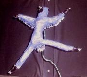 Dancing Blue Jay by Raul Amparan-Holguin
