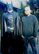 Life-size Batman and me by Art Lopez