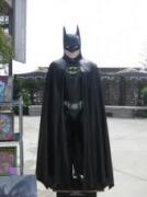 Life-size Batman at comic convention by Art Lopez
