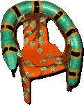 "snake chair" by Sharon Winner