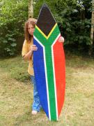 Paper Mache Surfboard by Anne Marie and Karen