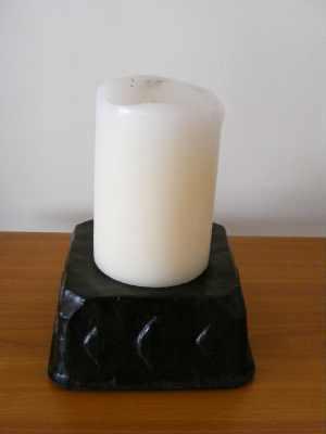 "Candle Holder with Candle" by Anne Marie and Karen