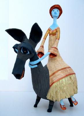 "princess on a donkey" by Sigal Yaron