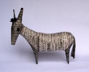 donkey of newspaper by Sigal Yaron