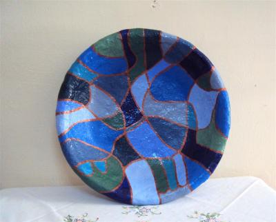 "blue bowl" by Geula Harari