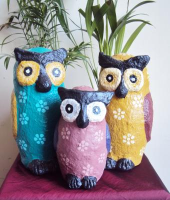 "owls" by Geula Harari