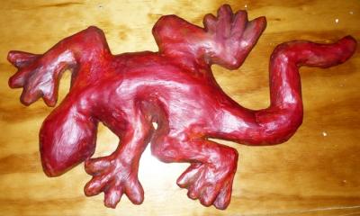 "Red Gecko" by Dianne Simpson