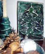 Christmas decorations in silver and green by Iva Mincheva