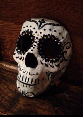 "Skull mask" by Leah Janss Lafond