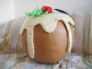 Christmas pudding piñata by Siobhan Gallgher
