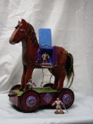 Trojan horse pull-toy by Jan L. Wendt