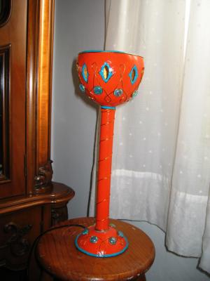"Orange lamp" by Lola Quiros