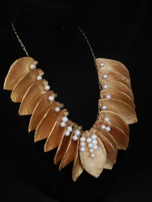 "Necklace of Leaves" by John Hancock