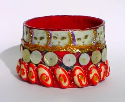 "Cat Shell Bangle" by Alison Day