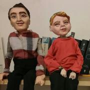 2 more marionettes by Eva Goldman