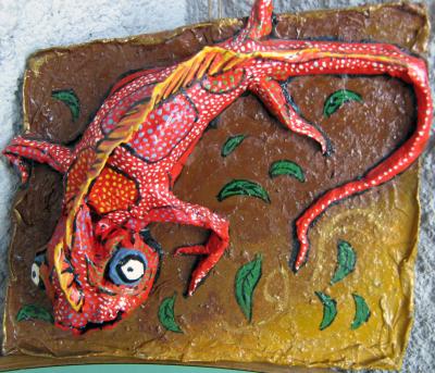 "Red Lizard" by Trifunovic Teodora