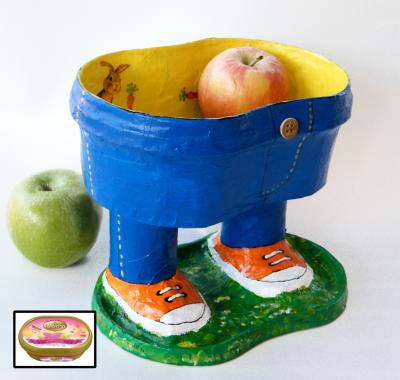 "Jeans - Footed Bowl" by Racheli Ben Aharon