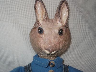 "Mr Rabbits head" by Catherine Kirkwood