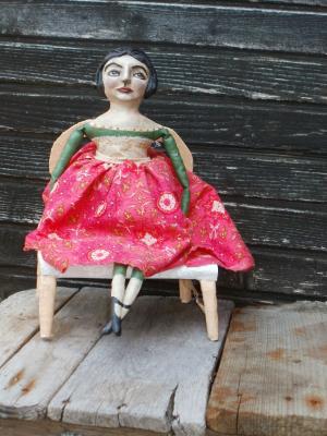 "chair to doll" by Kirsten Anna Venoe