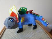 Epaulettosaurus by Susan Lee Kerr by PapierMachistas