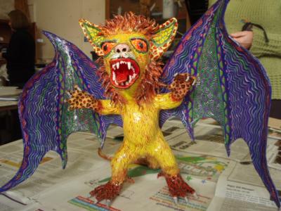 "A Linares Alebrije, commissioned by Marcella Montoya-Turnill" by PapierMachistas