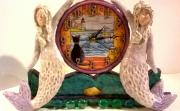 Sailing By (mermaid Clock) by Annie Bostwick