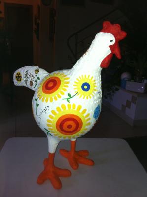 "rooster1" by Yehuda Kariv