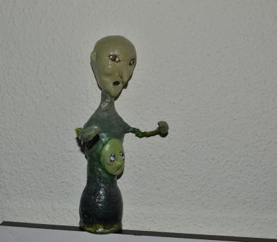 "Green Boy" by Otilia Fegher