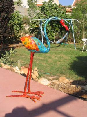 "Flamingo  No.  2" by Eugenio and Nidia Klein