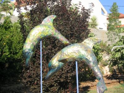 "My two dolphins" by Eugenio and Nidia Klein