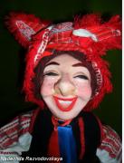 the merry doll in the Byelorussian national costume by Nadezhda Razvodovskaya