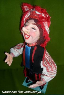 "the merry doll in the Byelorussian national costume" by Nadezhda Razvodovskaya
