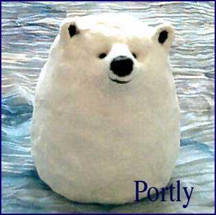 "Portly the Polar Bear" by Pat Little