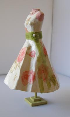 "Flowered dress" by Sara Hall