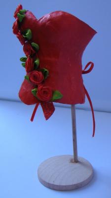 "Red roses corset 2" by Sara Hall