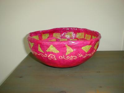 "pink bowl-side" by Ayelet Ben-Zvi